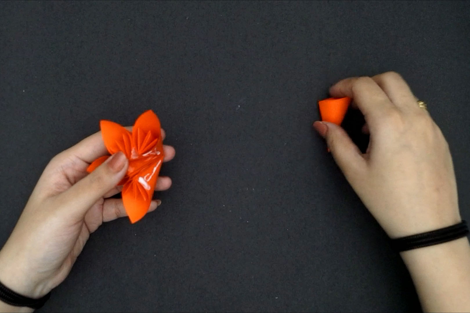 Origami Blume - Schritt für Schritt mit Anleitung
