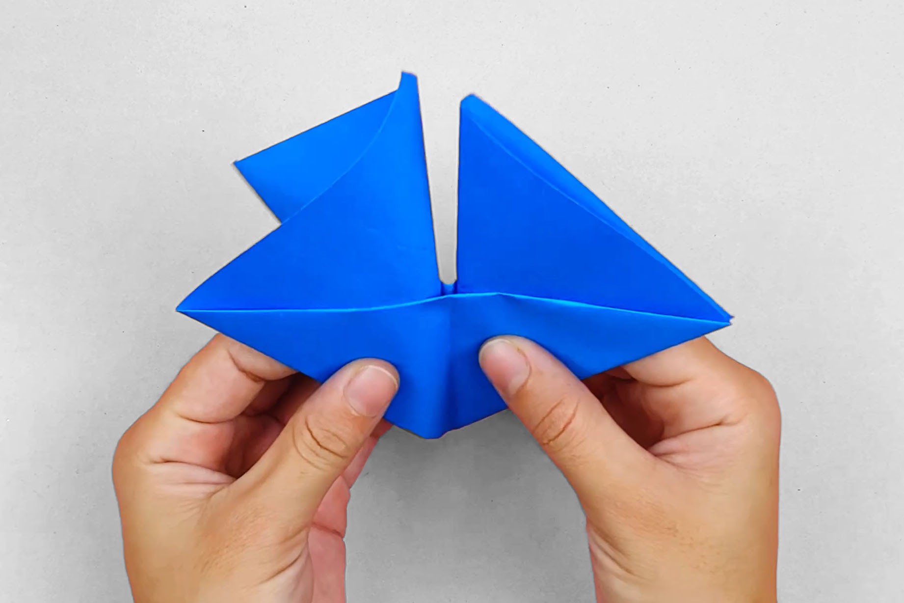 Origami Boot - Schritt für Schritt