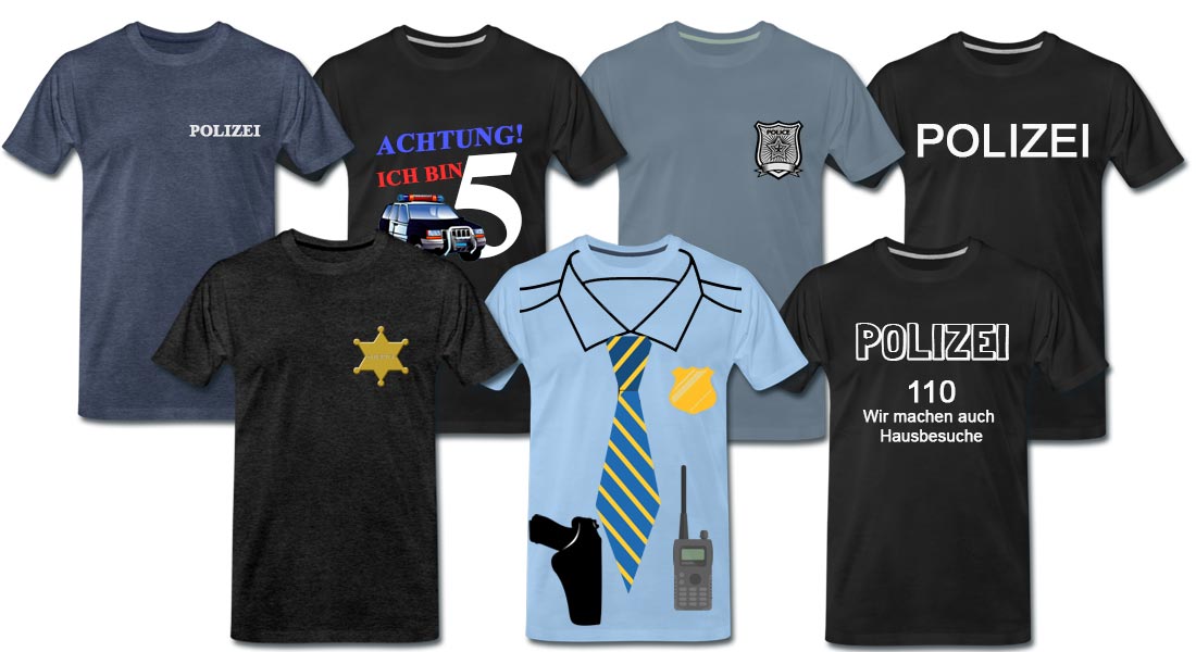 Die beliebtesten Polizei T-Shirts
