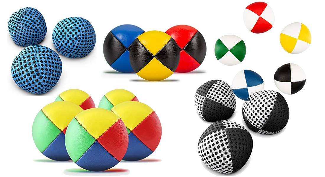 10 Stück Jonglier Bälle Jonglierball jonglage jonglieren Artistik Jonglierbälle 