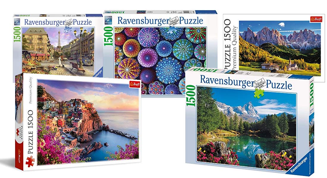 Ravensburger Erwachsenenpuzzle „Blick auf Cinque Terre“ 1.500 Teile ab 14 Jah .. 