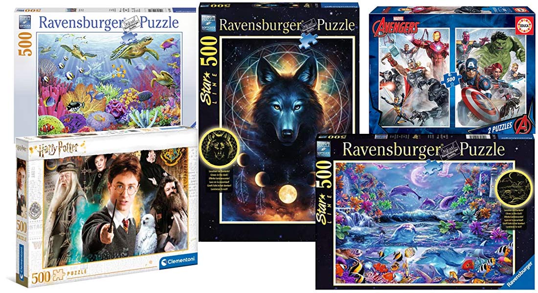 Ravensburger Puzzle 16581 Leuchtturm am Abend 500 Teile Puzzle für Erwachsene und Kinder ab 10 Jahren