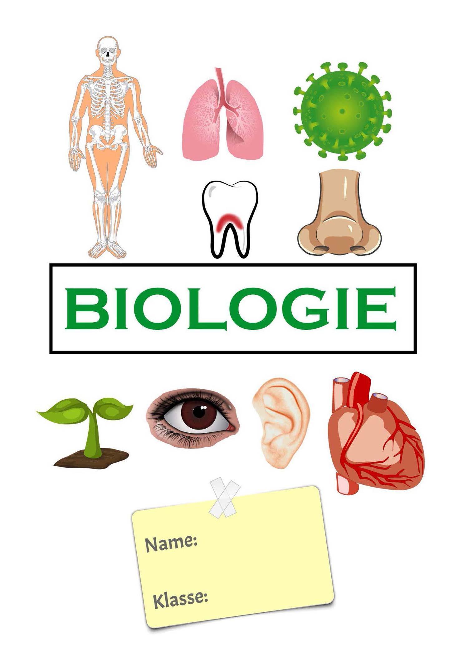 Biologie Deckblatt kostenlos ausdrucken