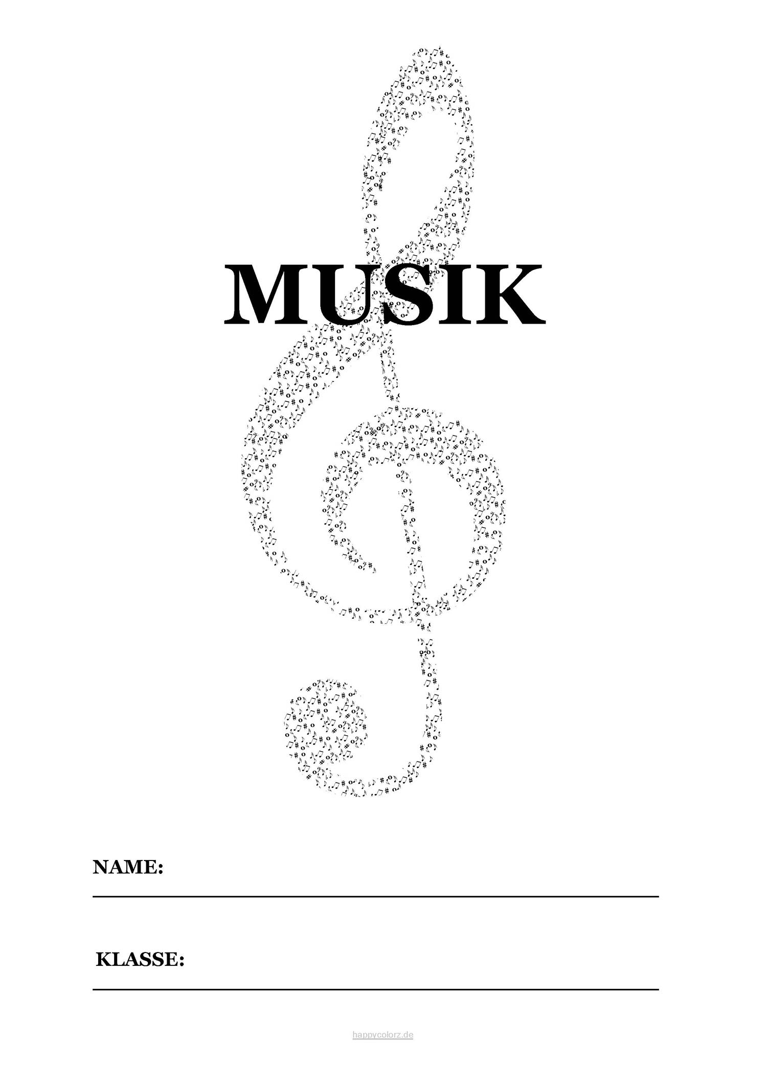 Musik Deckblatt