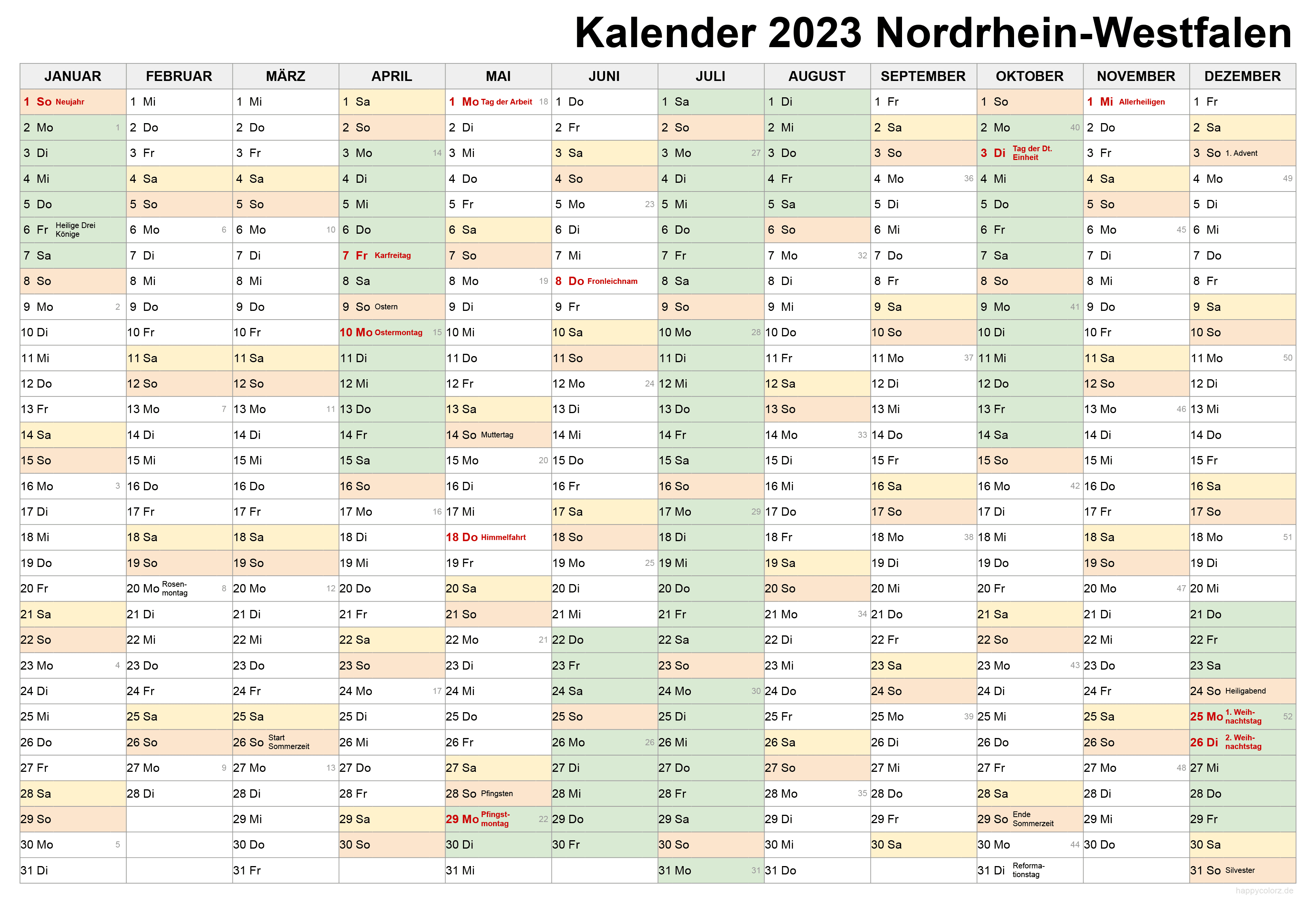 Schulferien holland 2023