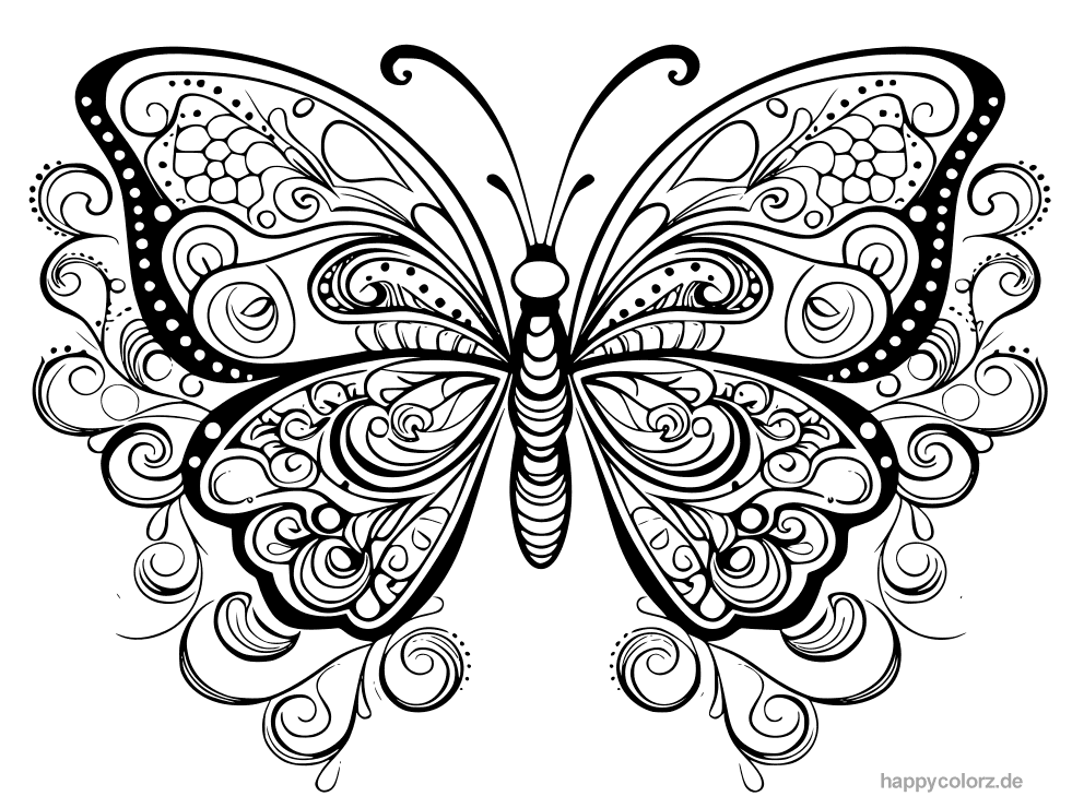 Mandalas Schmetterling