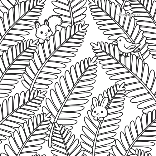 Blatt Malvorlage kostenlos  Bltter Ausmalbilder | www.happycolorz.de