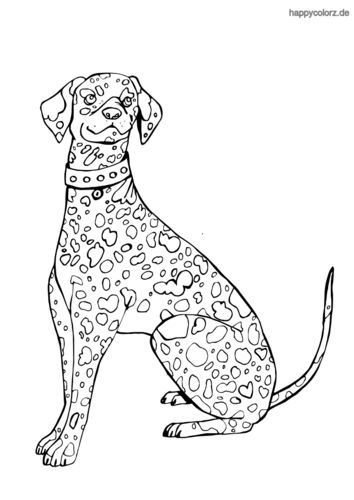 ausmalbilder hunde dalmatiner  28 images  mandala hund