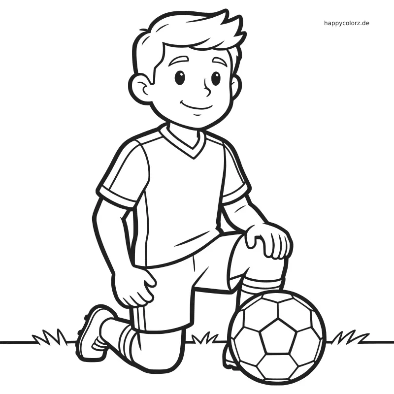 Ausmalbilder Fußball